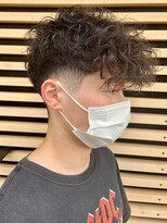 ニアウ 太田店(Niau)&nbsp;ツイストスパイラルパーママッシュメンズパーマ波巻きパーマ