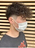 ツイストスパイラルパーママッシュメンズパーマ波巻きパーマ