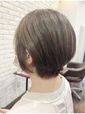 (おしゃれな白髪染めアッシュベージュ)Hide