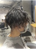 【カット+スパイラルパーマ】マッシュレイヤー/新出