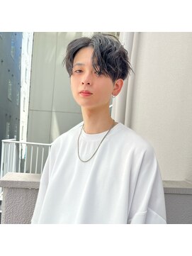 エストアール フクオカ 福岡博多店(est-r. Fukuoka) 福岡/博多/センターパート/ニュアンスパーマ