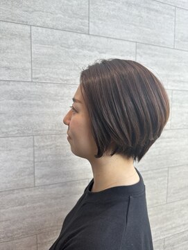 ルムーン ナガクテ(roomoon NAGAKUTE) 素敵大人あごラインボブ♪