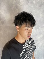 アクストスタイル(axt style) ツイストパーマ×メッシュ