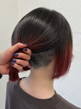 プライズ 表参道原宿店(prize) ツーブロックボブグラデーションカラー20代30代40代