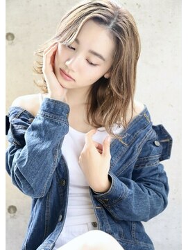 ヘアアンドメイク シークネクスト(HAIR&MAKE SeeK NEXT) 【SeeK NEXT島貫】うざバング×レイヤーミディ