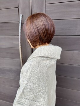 コレット(COLLET) ショートボブ×白髪染めはがし透明感カラー♪