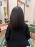 輝髪ストレート　カット＋縮毛矯正　М19250円→17500円