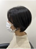 襟足スッキリショートヘア/髪質改善/カット/縮毛矯正/カラー