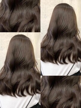 サイン 渋谷(SIGN) ザクザクレイヤーカット巻き方簡単ミディアムロング韓国表参道