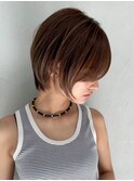 【GEEKS渋谷】ナチュラルショートウルフ/夏カラー/20代30代/小顔
