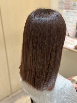 ナノハナ 鹿沼市本格ヘッドスパ美容室 ツヤ感アップカラー