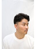 控えめ3ミリフェードパーマスタイル