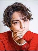 波巻きパーマメンズツイストスパイラルパーマツーブロック
