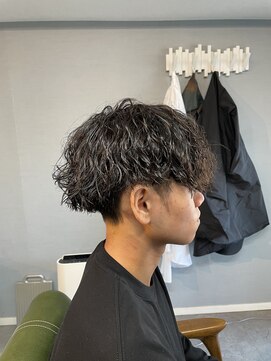 グリードヘア(GREED HAIR) マッシュ×波巻きパーマ