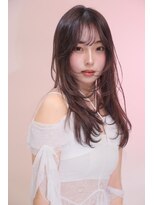 キング(K!ng)&nbsp;縮毛矯正髪質改善ハイライトレイヤーカット枚方美容室エクステ