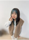 フェイスフレーミング ケアブリーチ キッズカラー ロングレイヤ