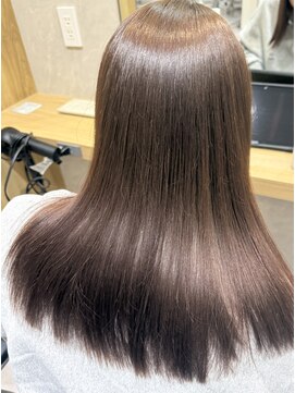 フルショウ 栄店(FURUSHO) ブリーチ無し　ミルクティーベージュ　ミディアム