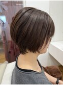 丸み美人ショート