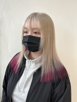 ギルド(Guild)&nbsp;ブロンド×裾カラーpink