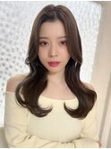 ■ミニウルフレイヤーカット顔周りカット前髪カット韓国ロング29