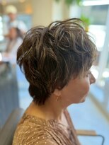 ヘアリゾート粋 ティガ 池袋店(tiga)&nbsp;ショートカット/白髪ぼかしカラー