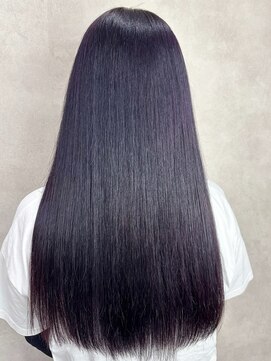 ルノン(LUNON) ハイライトカラーくびれヘアアプリコットオレンジ