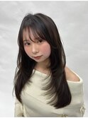 ワンカールで決まる♪ロングレイヤースタイル