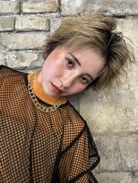 ブレンドバイハピネス(Blend by happiness)&nbsp;くびれショートベージュボーイッシュ奈良西大寺