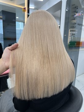 ラピス 渋谷本店(Lapis) ホワイトブロンドカラー/髪質改善/ケアブリーチ/ハイトーン