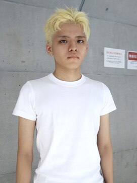 メンズレコ 渋谷(MEN'S LECO) メンズ抜きっぱなしブロンドハイトーン