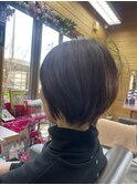 丸みショートボブ