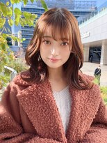 アフロート エル 錦糸町(AFLOAT L)&nbsp;【20代30代】小顔レイヤーミディアム/黒髪/暗髪/ココアベージュ