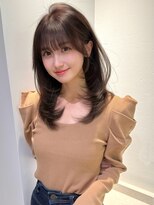 ロンプ(romp)&nbsp;レイヤーカットロングレイヤーハイレイヤー顔周りレイヤーi