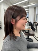 小顔顔周りレイヤーカットイメチェン/ピンクベージュ/前髪仙台 &nbsp;