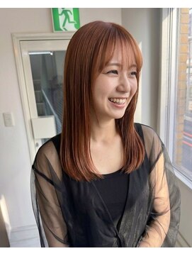 零秒女髪 千里丘店 上品な艶感まとまり美髪ストレートロング髪質改善艶髪