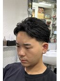 毛流れテーパーフェード