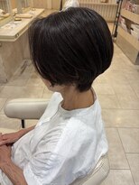 アッシュ 仙川店(Ash)&nbsp;60代大人女性の品格ハンサムショート後頭部ふんわり