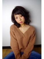 ヌードカラー 太田川店(NUDE COLOR) ☆NUDECOLOR☆ダークアッシュゆるふわミディ
