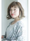 ナチュラルな外ハネが可愛いボブ♪