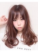 【ROPE.】大人セクシーセミロングxモカベージュ