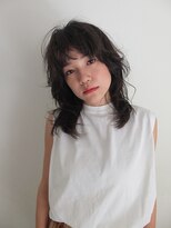 リーケ(Liike) 無造作アンニュイロング/黒髪カタログ/ココアベージュ代官山駅
