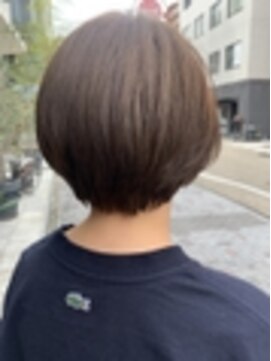 キャンパス(CANPUS) 前下がり 丸みショート ショートボブ
