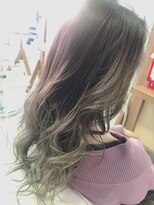 キュートリップ 海外セレブ風バレイヤージュヘア