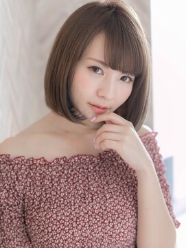 ローマ ギンザ(ROMA Ginza) 【ROMA】赤みが苦手な方◎カーキベージュ小顔スッキりボブ