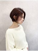20代30代大人かわいい★ピンクカラー♪大人小顔ショートボブ