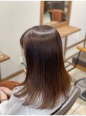 ピンク× アッシュ
