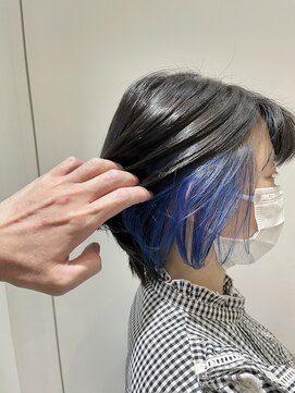 フェリア 松山(Feria) 【Feria松山】インナーカラー×ブルー“石田幸輔”