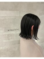 ピカイチ 上通店(pikA icHi) *pikAicHi*黒髪透明感×外ハネボブ