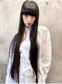 シンプルだから美しい　涼風ストレートヘア　髪質改善ストレート