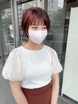 ミニム ヘアー(minim hair) 【minim×高橋】bleachなしアプリコットオレンジ